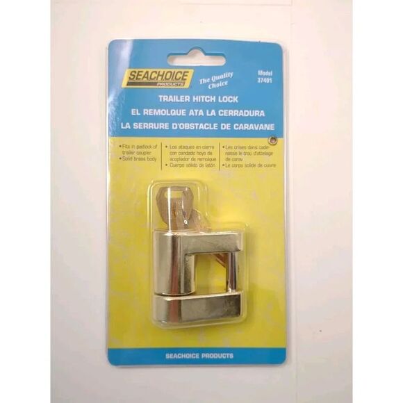 SeaChoice Trailer Hitch Lock Model 37401 Marine Products - Picture 1 of 16